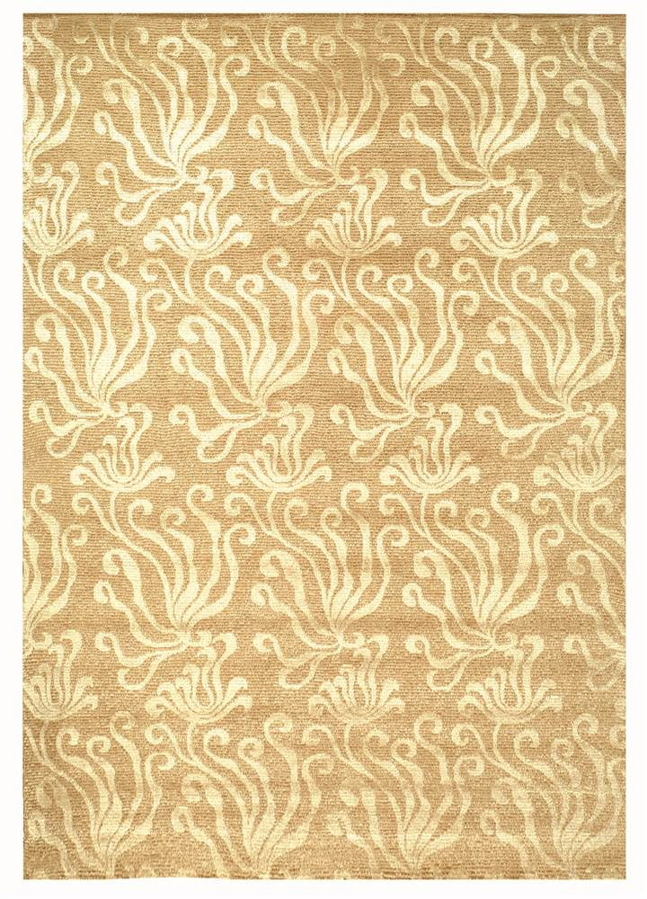 Seaflora Martha Stewart Silk & Wool Pile Floral Rug