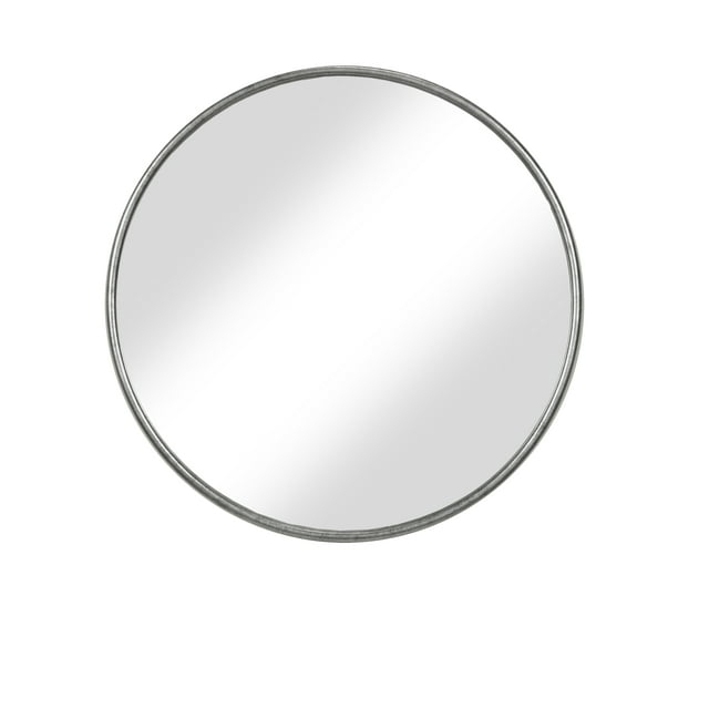 Martin Svensson Home 36" Framed Round Wall Mirror Antique Pewter