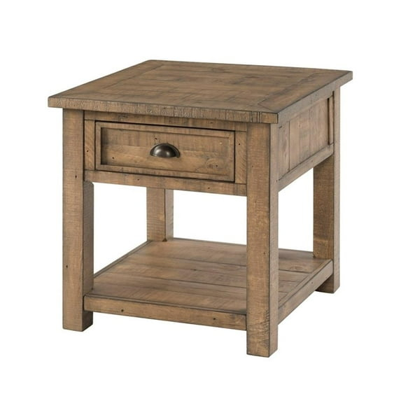 Martin Svensson Home Monterey Solid Wood End Table, Reclaimed Natural