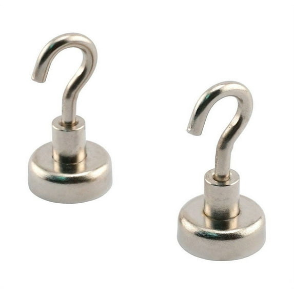 Master Magnetics 07632 The Magnet Source Magnetic Hook, Silver