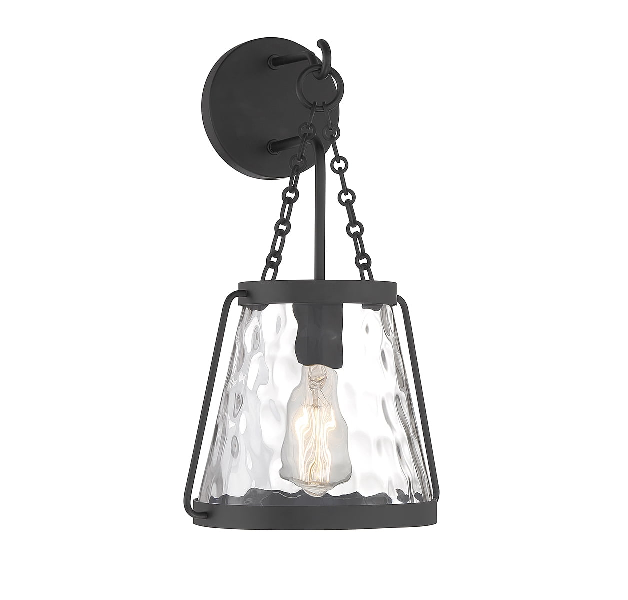Savoy House Crawford 1 - Light Wall Light in  Matte Black
