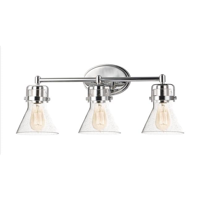 Maxim 26113CDPC 10 x 24.25 in. Seafarer 3-Light Bath Vanity, Polished Chrome