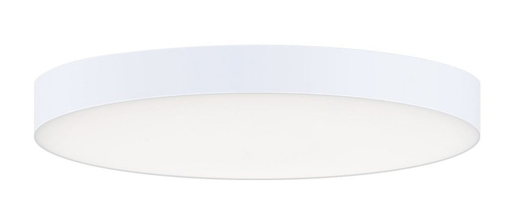 Maxim 57662Wt Trim 7" Wide Integrated Led Flush Mount Ceiling Fixture - White