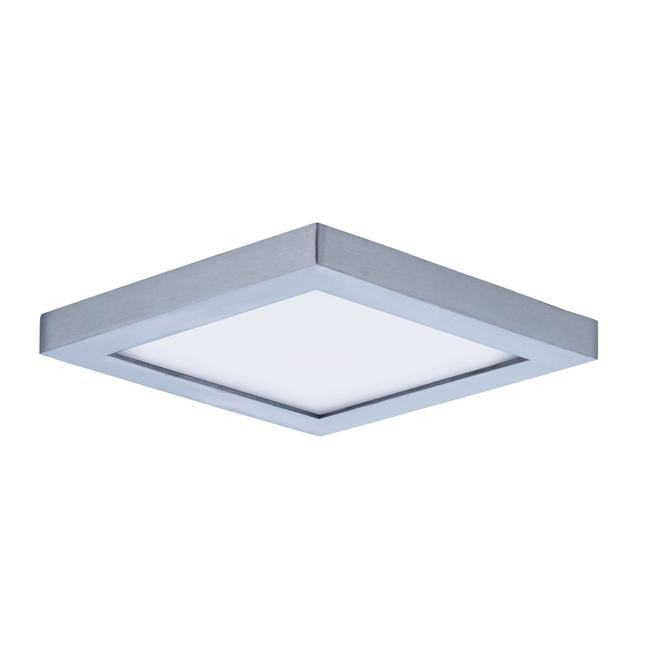 Maxim 57720 Wafer 4.5" Square Indoor / Outdoor Led Ceiling Light / Wall Light - Nickel