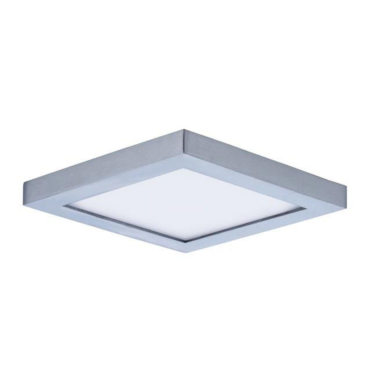 Maxim 57720 Wafer 4.5" Square Indoor / Outdoor Led Ceiling Light / Wall Light - Nickel