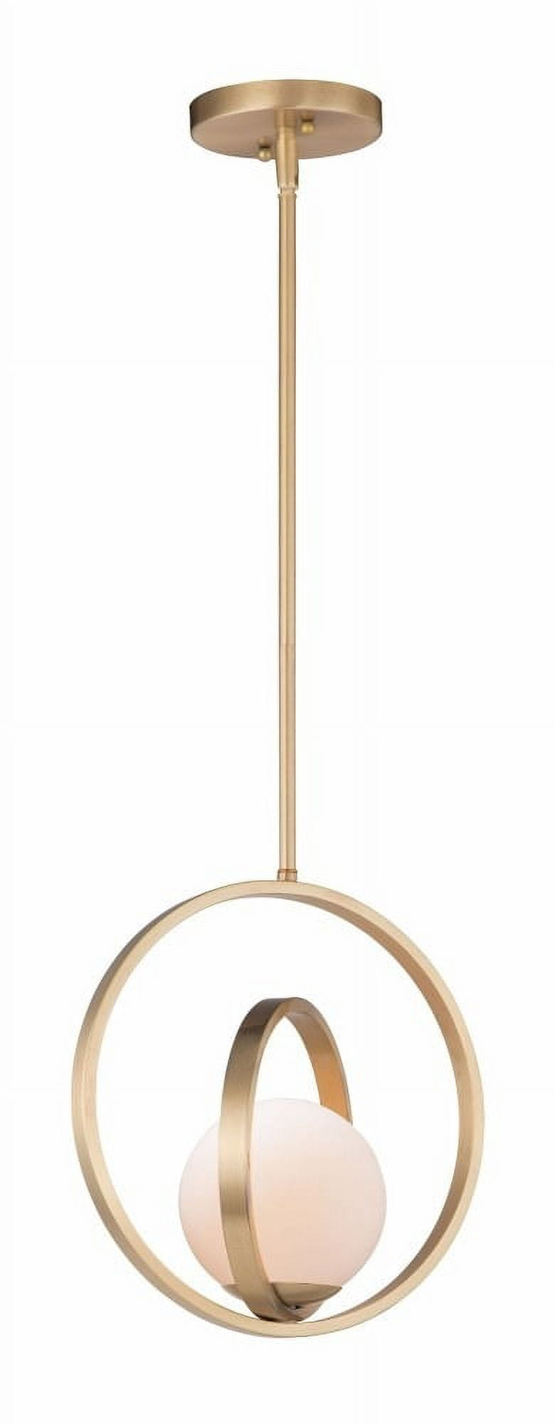 26052SWSBR-Maxim Lighting-Coronet - 12 Inch 1 Light Pendant-Satin Brass Finish