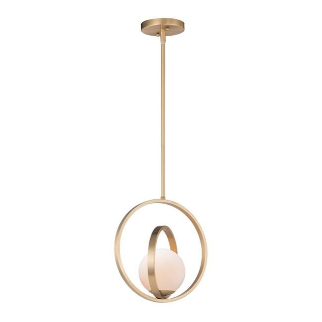 26052SWSBR-Maxim Lighting-Coronet - 12 Inch 1 Light Pendant-Satin Brass Finish