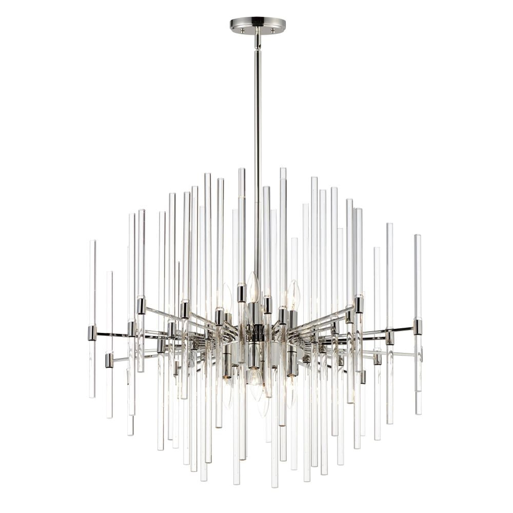 38406CLPN-Maxim Lighting-Divine - 8 Light Pendant-27.5 Inches Tall and 28.5 Inches Wide