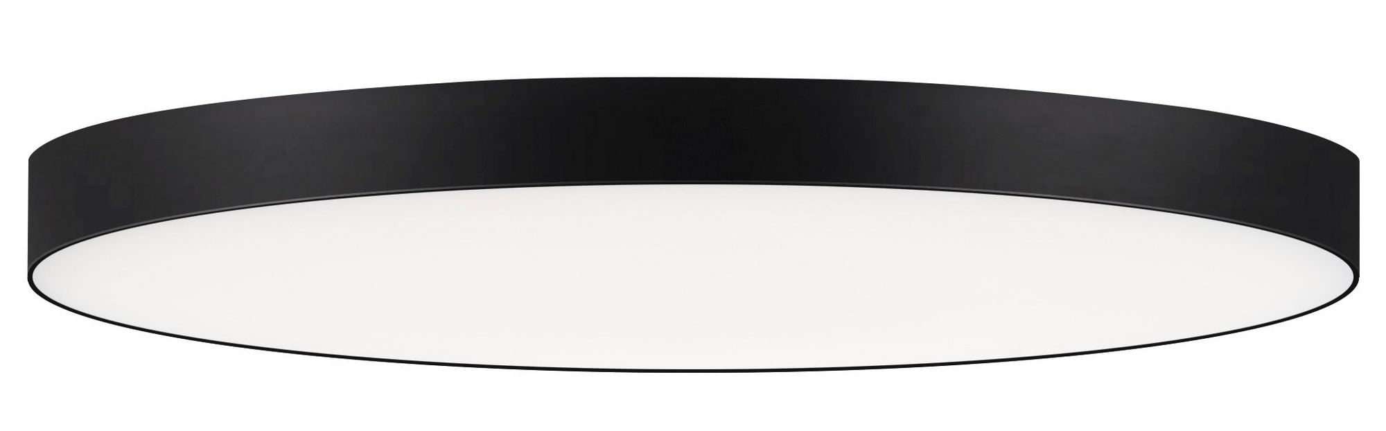57670WTBK-Maxim Lighting-Trim - 16 Inch 25W 1 LED Round Flush Mount-Black Finish