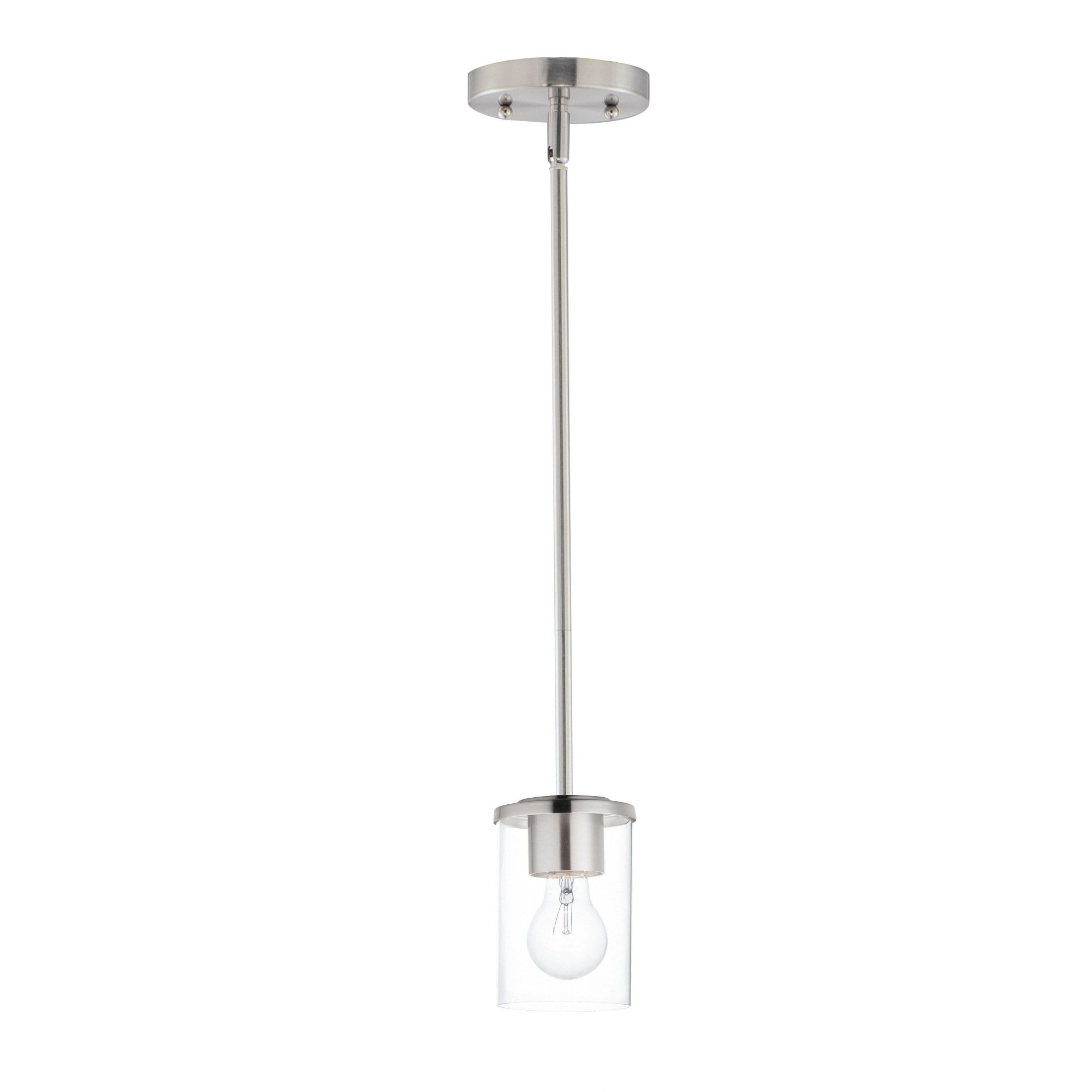 Maxim Lighting - Corona - 1 Light Mini Pendant-Satin Nickel Finish - Maxim