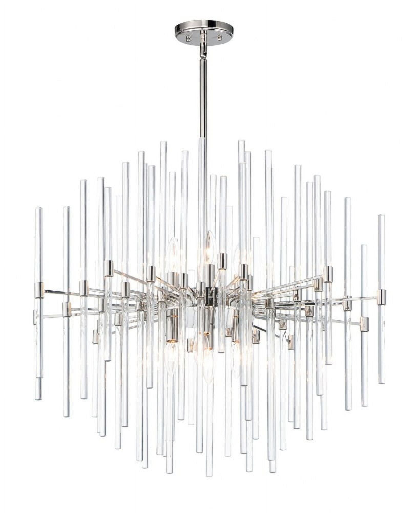 38406CLPN-Maxim Lighting-Divine - 8 Light Pendant-27.5 Inches Tall and 28.5 Inches Wide