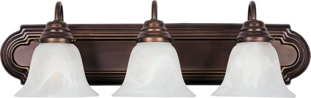Maxim Lighting Essentials - 801x 3 - Light Vanity in  Oil Rubbed Bronze