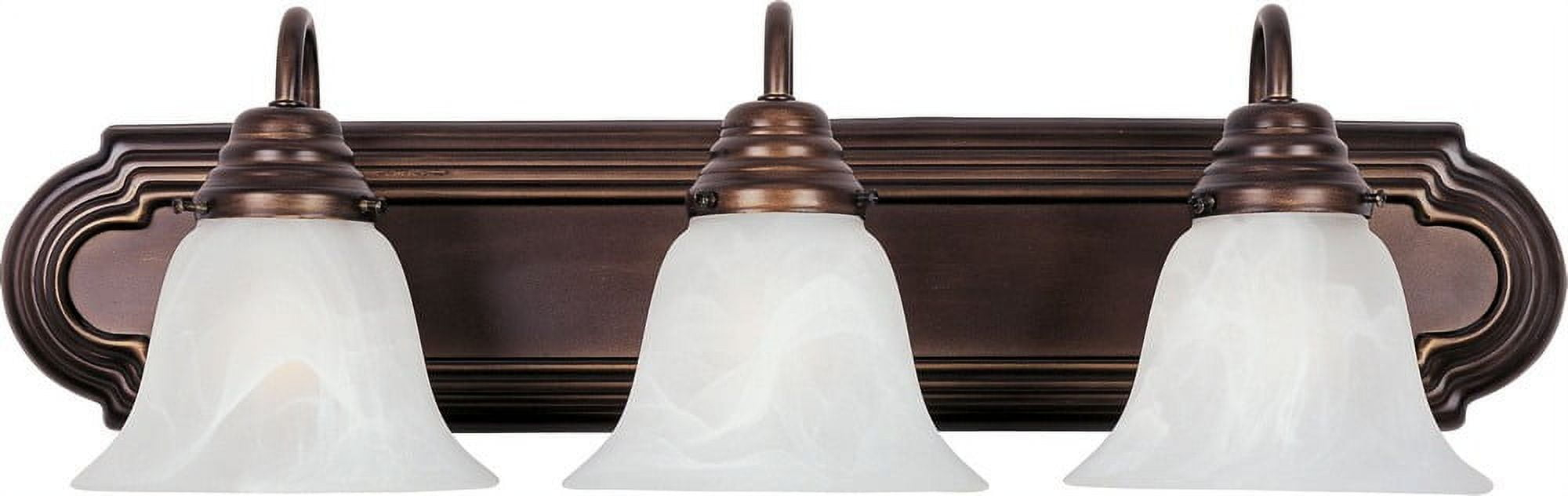 Maxim Lighting Essentials - 801x 3 - Light Vanity in  Oil Rubbed Bronze