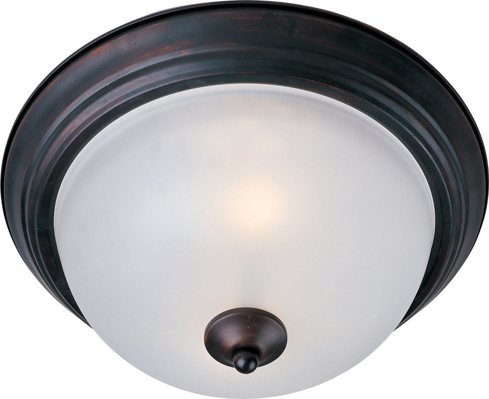 Maxim Lighting Essentials - 583x 3 - Light Flush Mount in  Oil Rubbed Bronze