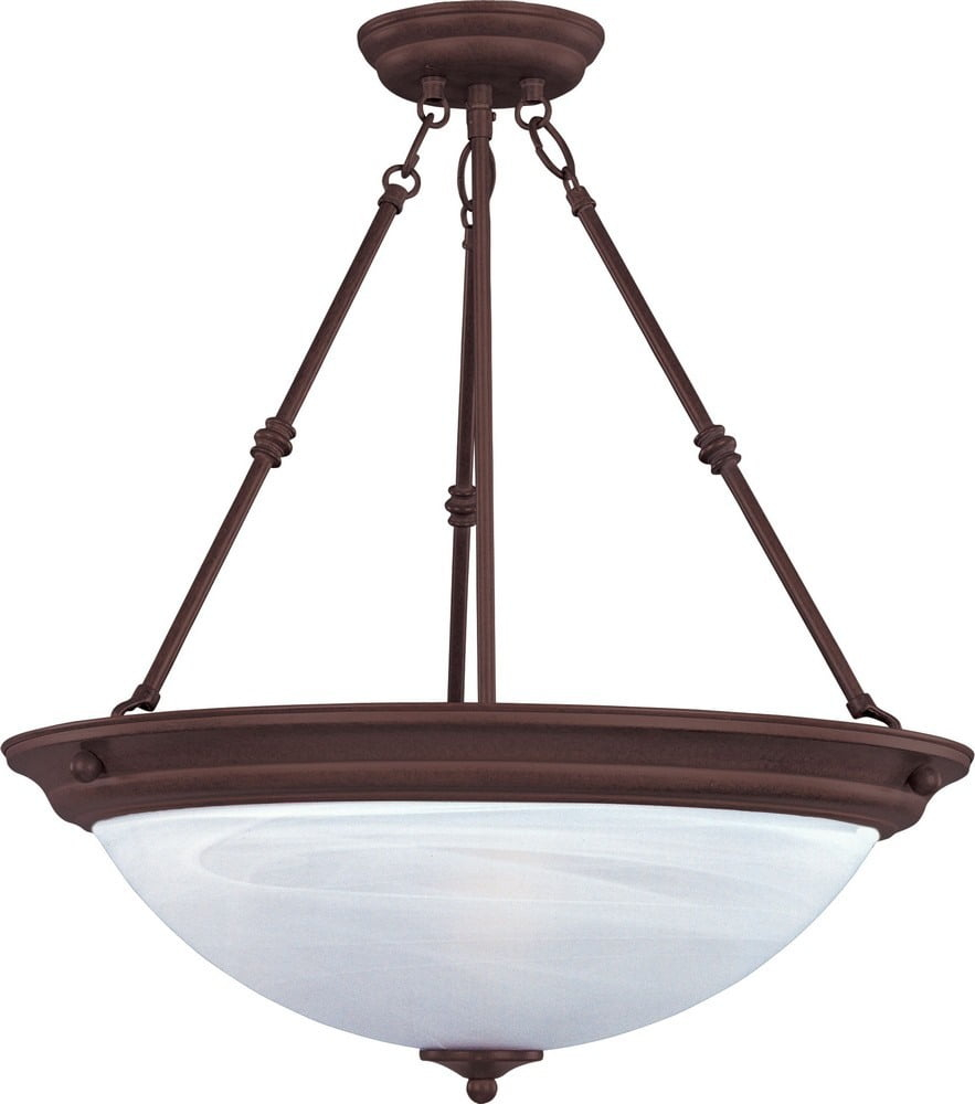 Maxim Lighting Essentials - 584x 3 - Light Pendant in  Oil Rubbed Bronze