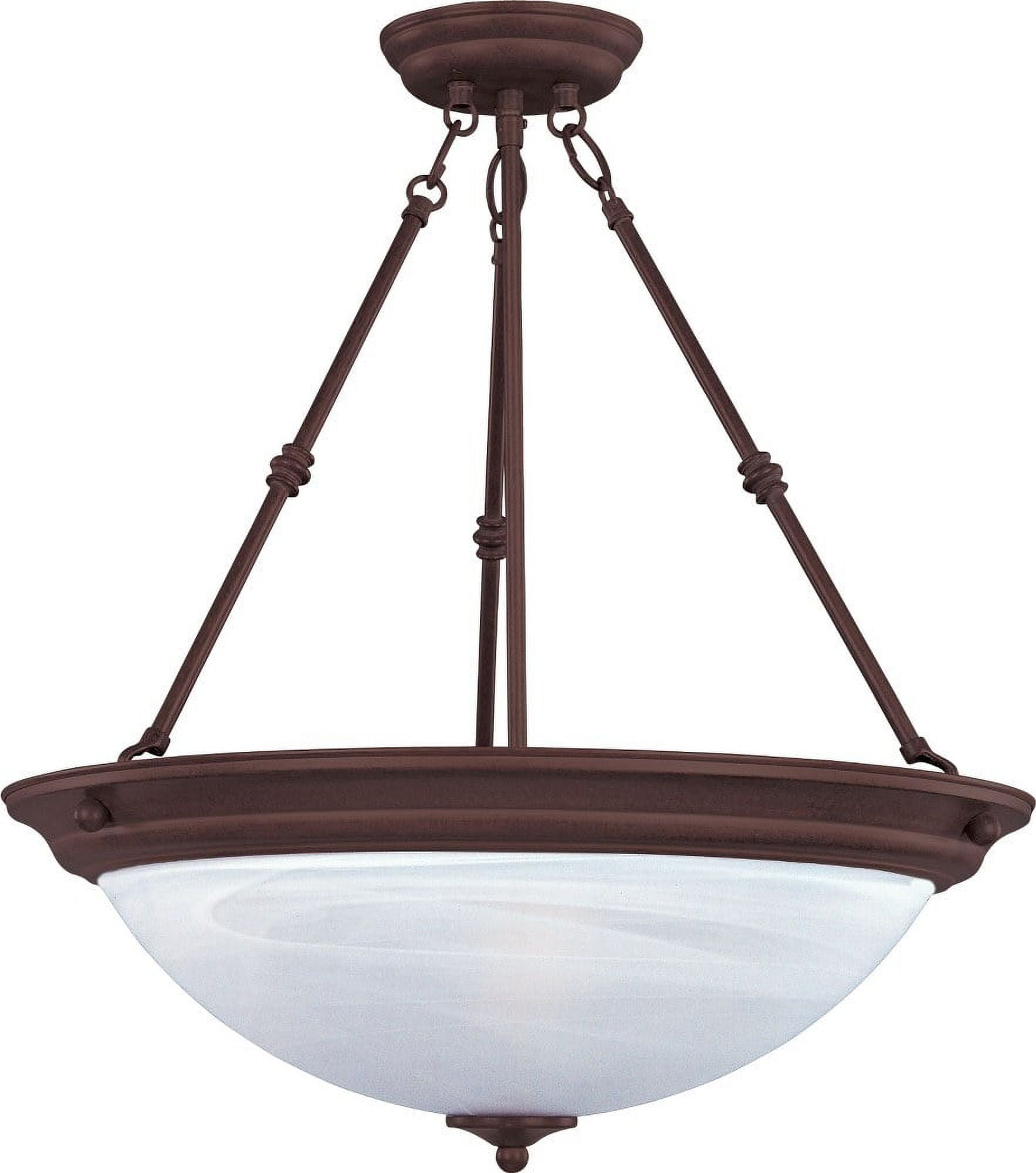 Maxim Lighting Essentials - 584x 3 - Light Pendant in  Oil Rubbed Bronze