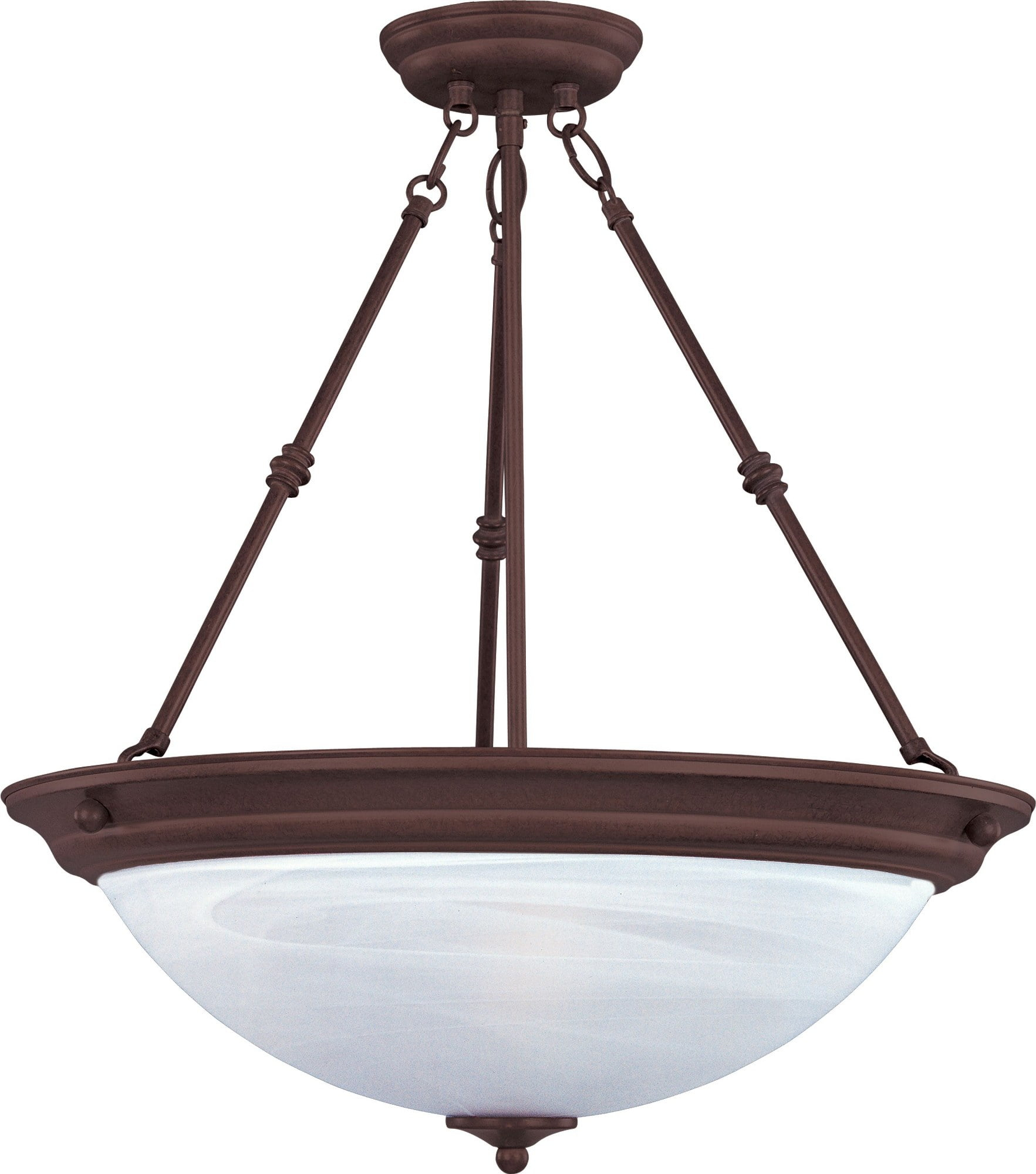 Maxim Lighting Essentials - 584x 3 - Light Pendant in  Oil Rubbed Bronze