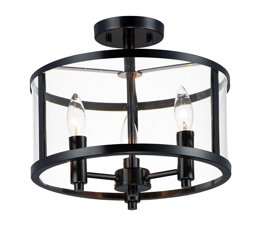 Maxim Lighting - Three Light Semi Flush Mount - Sentinel - Three Light