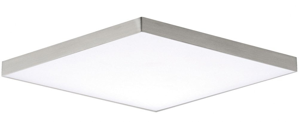 Maxim Trim - 15 Inch 25W 1 LED Square Flush Mount-Satin Nickel Finish