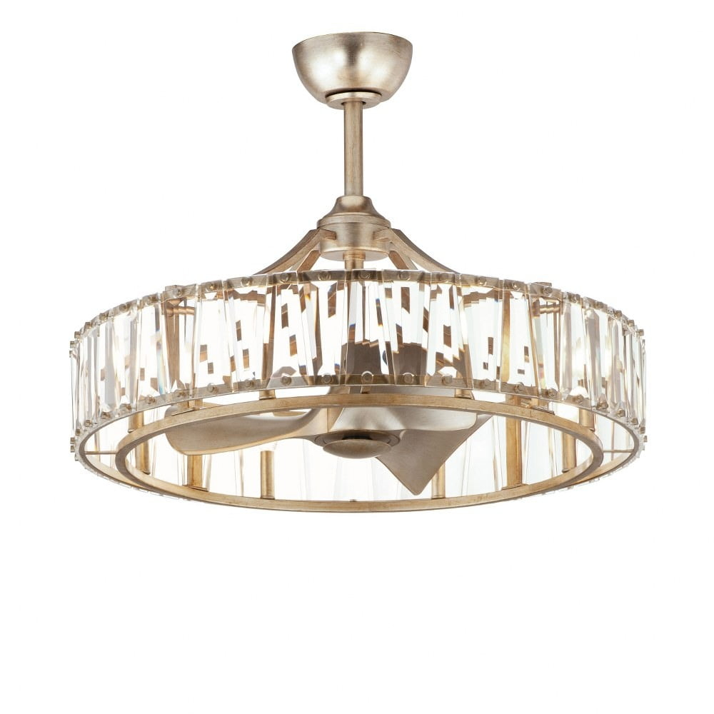 33 in. Odeon Golden Silver Fandelight