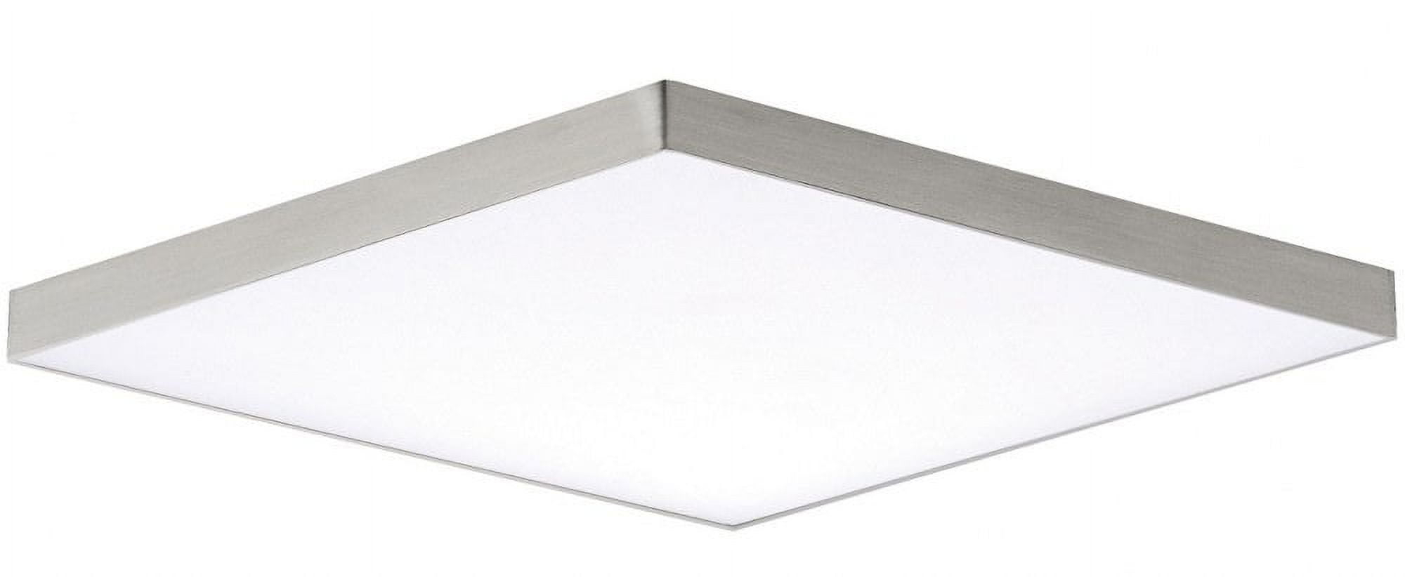 Maxim Trim - 15 Inch 25W 1 LED Square Flush Mount-Satin Nickel Finish