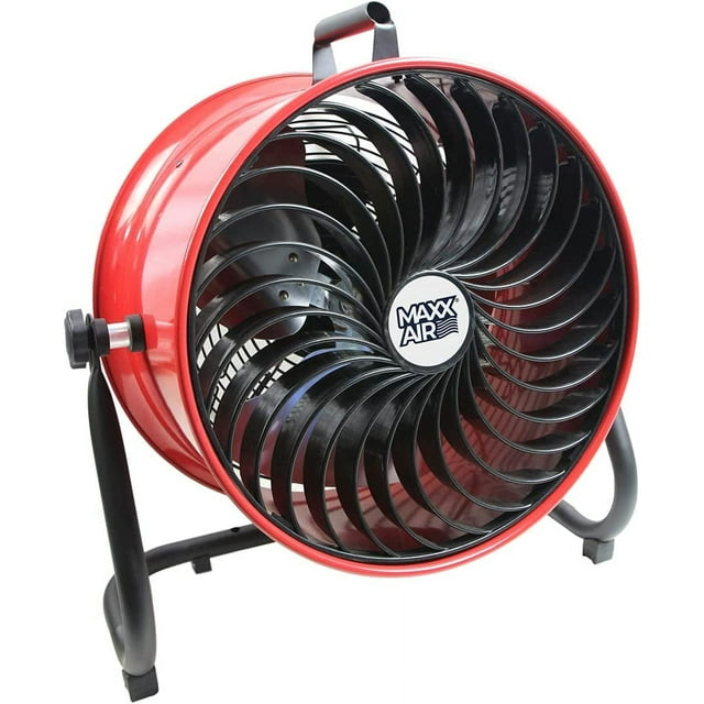 Maxx Air High Velocity Floor Fan, Multi-Purpose Portable Air Circulator for Shop, Home, Restoration… (16" High Velocity)