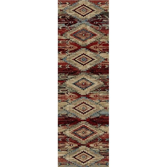 Mayberry Rug  2 ft. 3 in. x 7 ft. 7 in. American Destination Broken Bow Area Rug, Multi Color