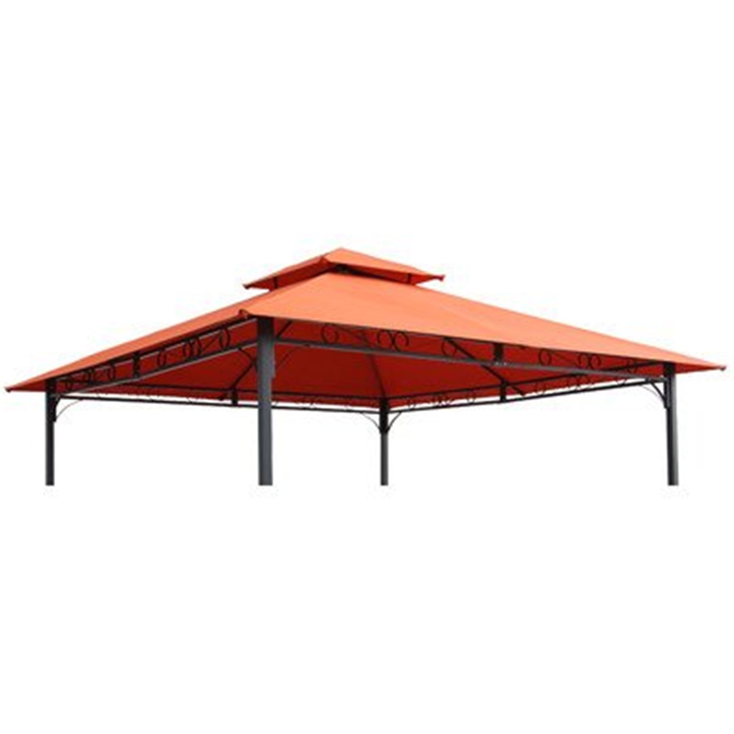 International Caravan St. Kitts Replacement Canopy for 10 ft. Canopy Gazebo-Color:Terra Cotta