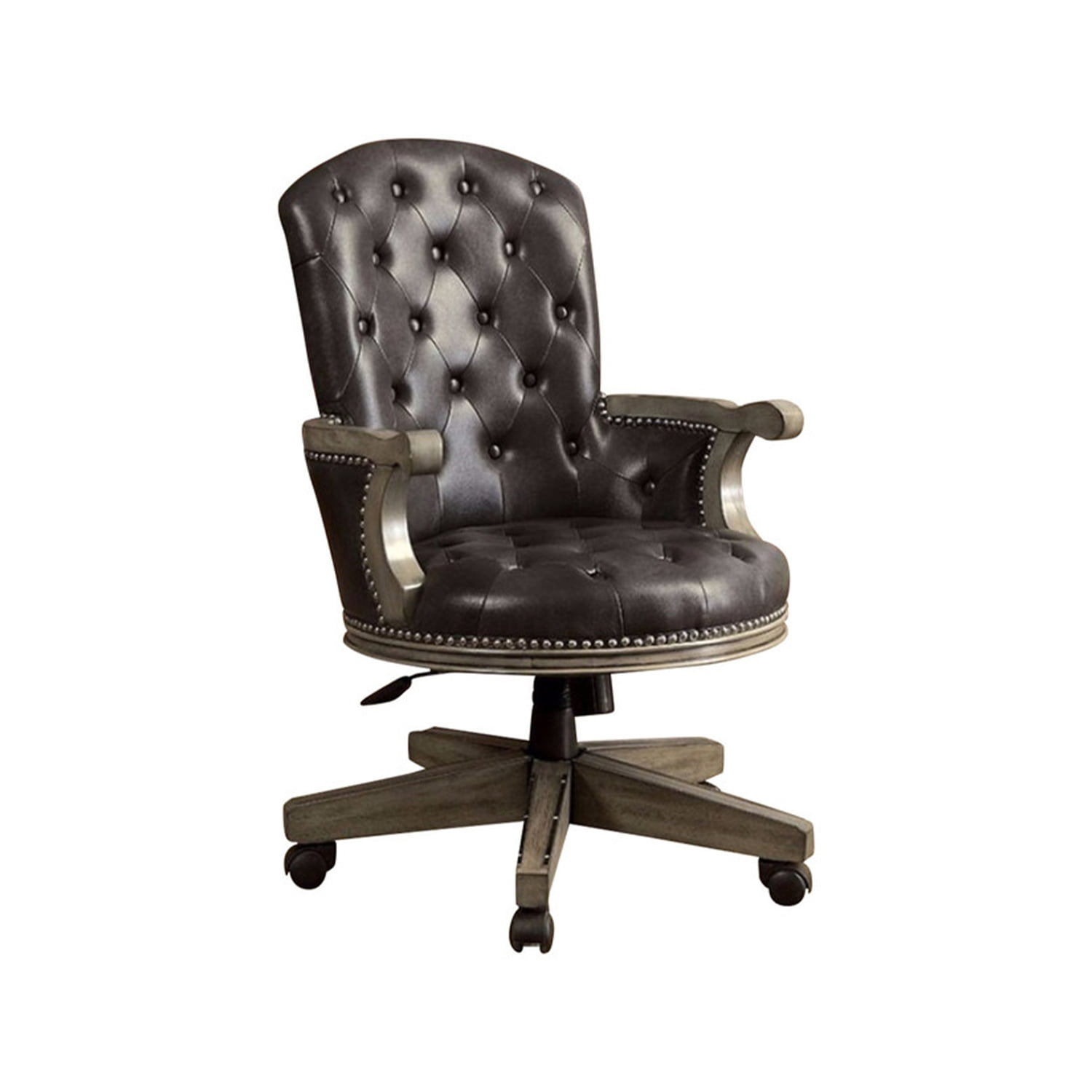Maykoosh Southwestern Style Height Adjustable Arm Chair In Gray And Black