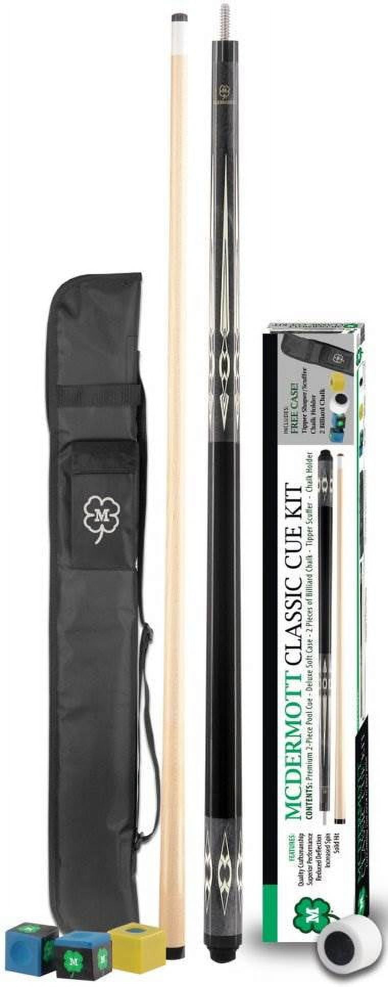McDermott 7-Piece Classic Pool Billlards Cue Kit & Case | KIT4