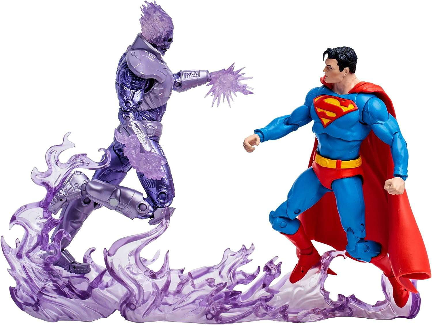 McFarlane Toys DC Gold Label Atomic Skull vs. Superman Action Figure, 2 Pack