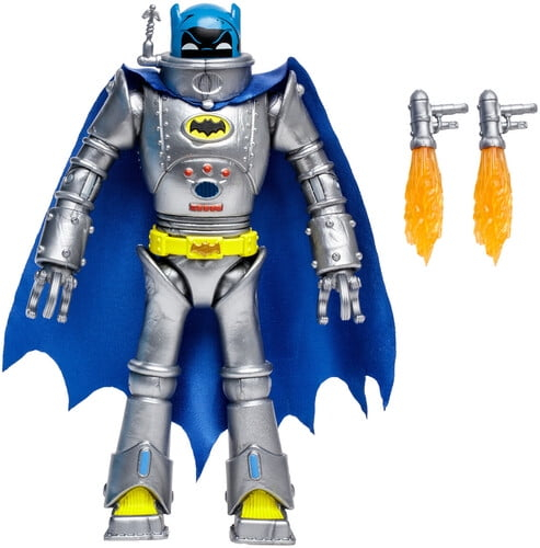 McFarlane DC Retro Robot Batman Action Figure, Collectible, Multicolor, 14+ Years, 0.65 lb
