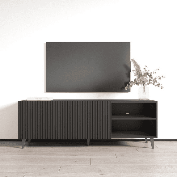Meble Furniture Pafos 59" TV Stand Black