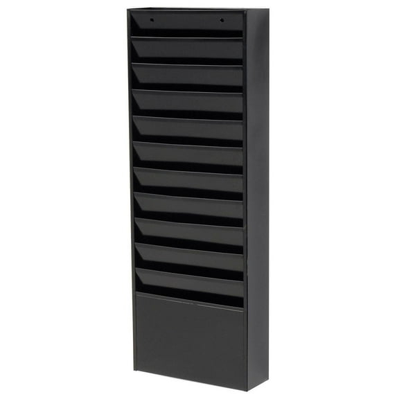 Global Industrial Stainless Steel Hanging Files Open