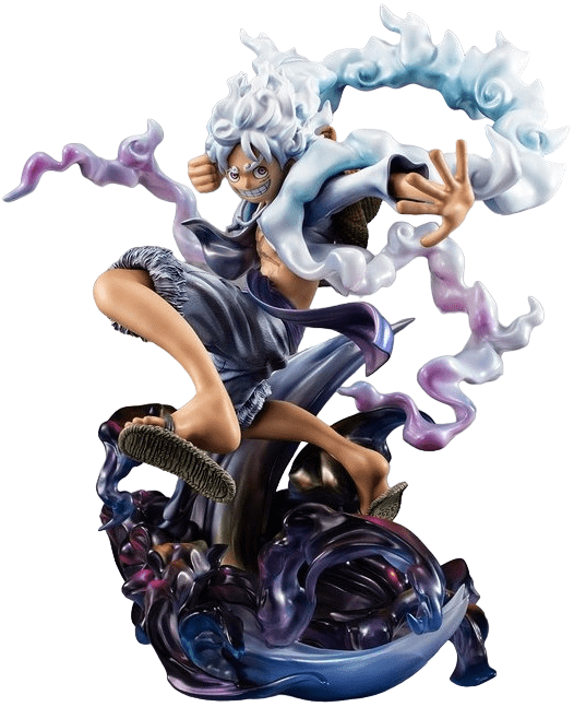 MegaHouse One Piece: Monkey D. Luffy Gear Five Wa-Maximum Portrait of Pirates (P.O.P.) PVC Figure