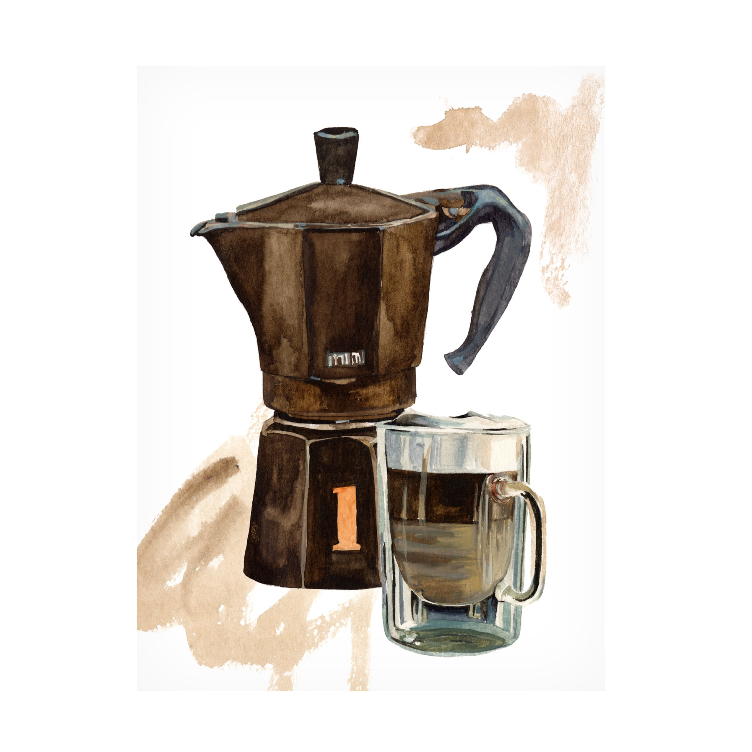 Melissa Wang 'Morning Coffee III' Canvas Art