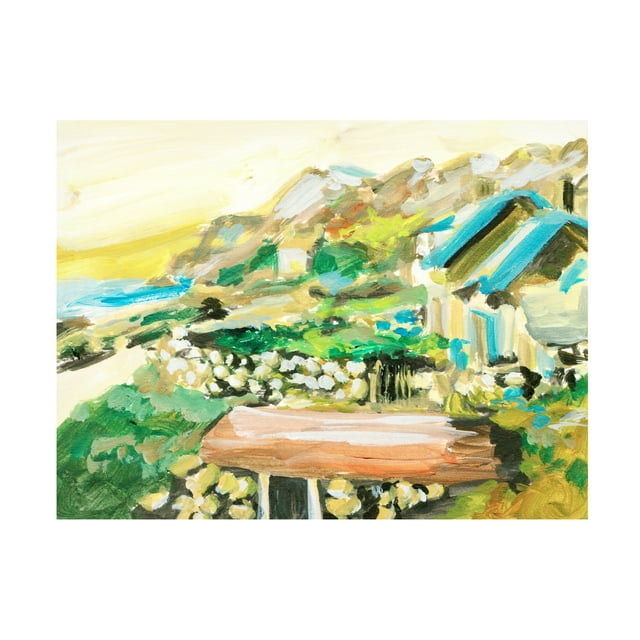 Melissa Wang 'Spring Village IV' Canvas Art