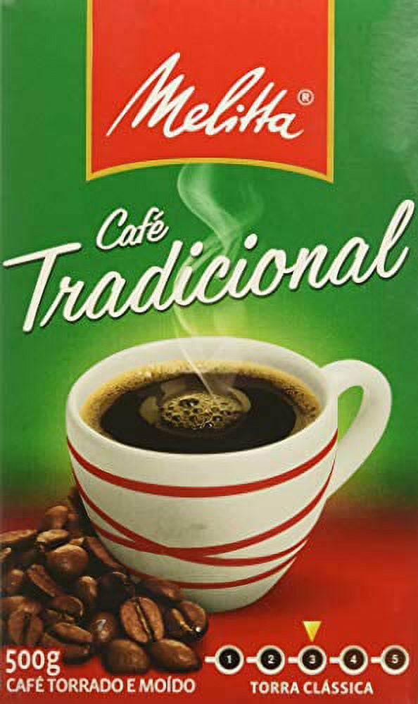 Melitta Traditional Roasted Coffee 17.6Oz | Melitta Café Torrado e Moído Tradicional 500g