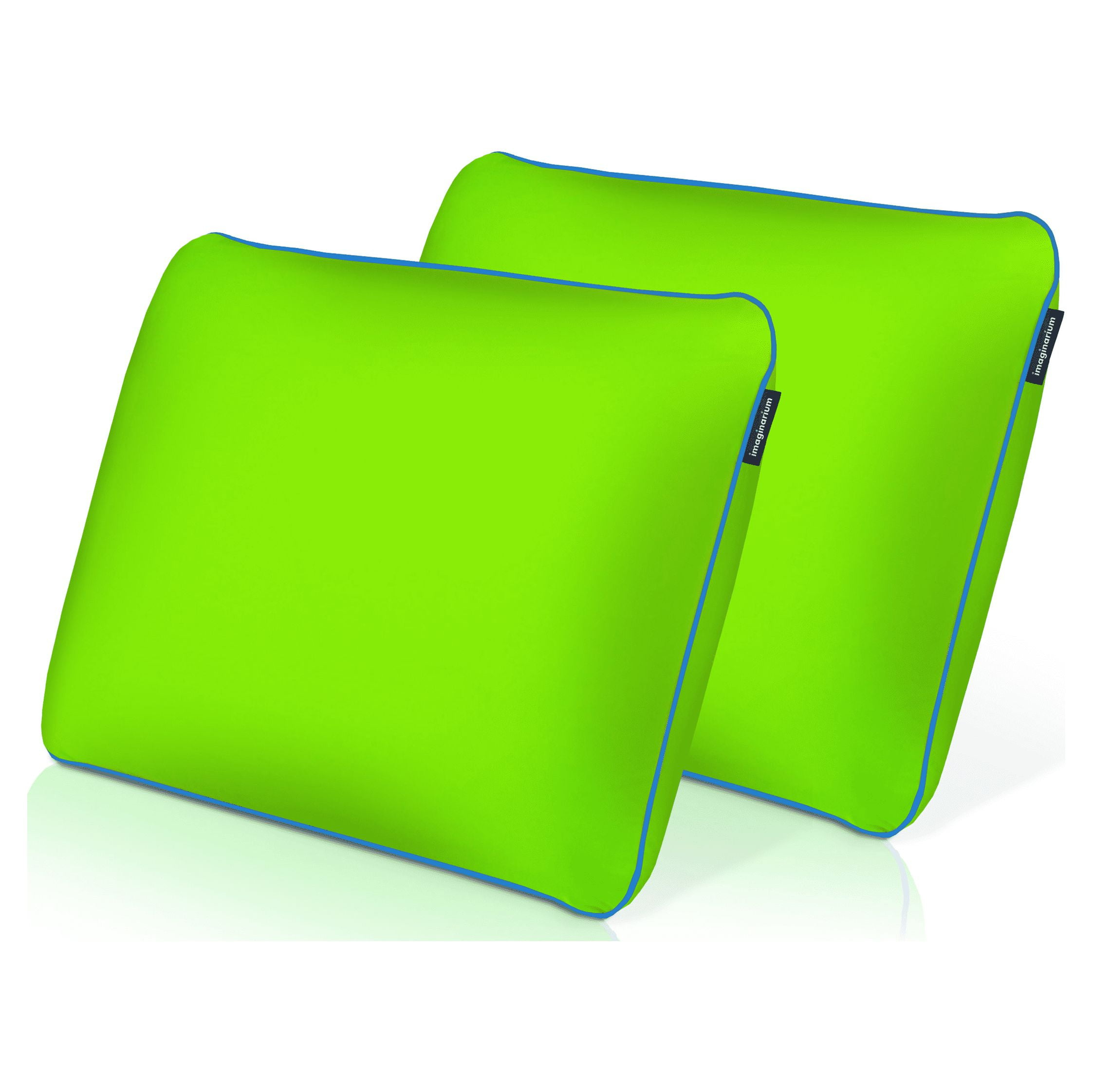 Standard Soft Machine Washable 2pk Bed Pillow Green - Imaginarium