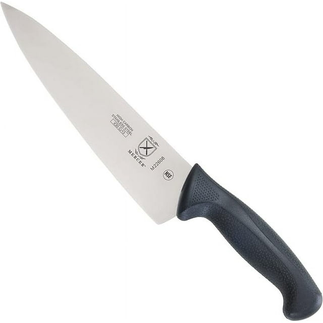 Mercer Culinary Millennia 8" Steel Chef's Knife, Black