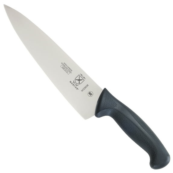 Mercer Culinary Millennia 8" Steel Chef's Knife, Black