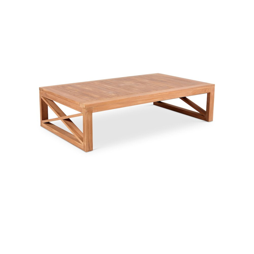 Meridian Furniture Anguilla Natural Teak Outdoor Coffee Table