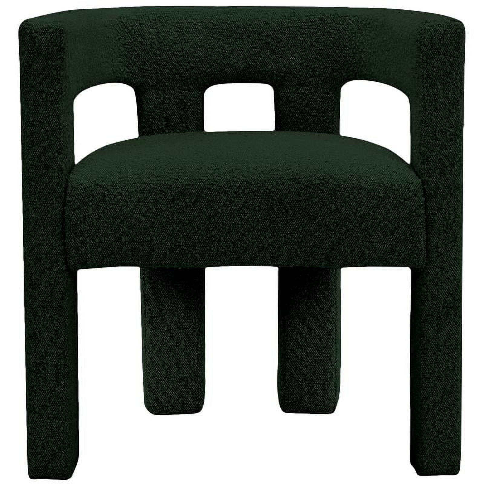 Meridian Furniture Athena Green Boucle Fabric Accent/Dining Chair