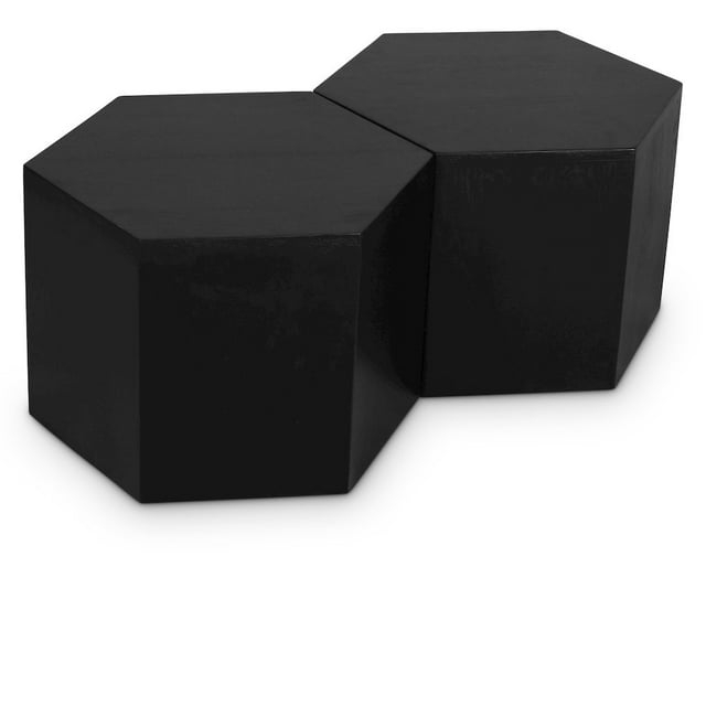 Meridian Furniture Eternal 2-Pc. Black Oak Wood Coffee Table