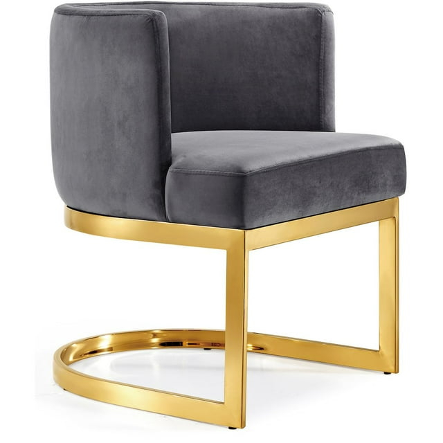 Meridian Furniture Gianna Grey Velvet Dining Chair