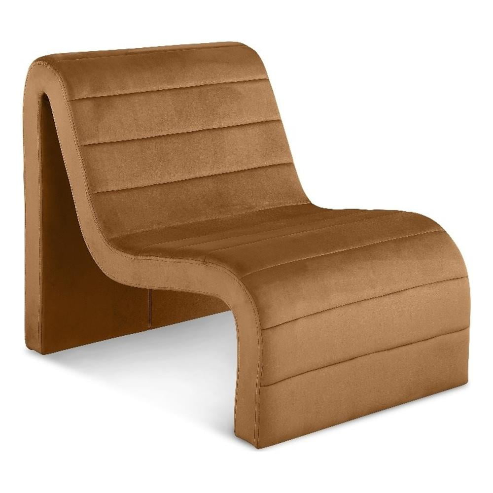 Meridian Furniture Ivy Saddle Velvet Accent Chair