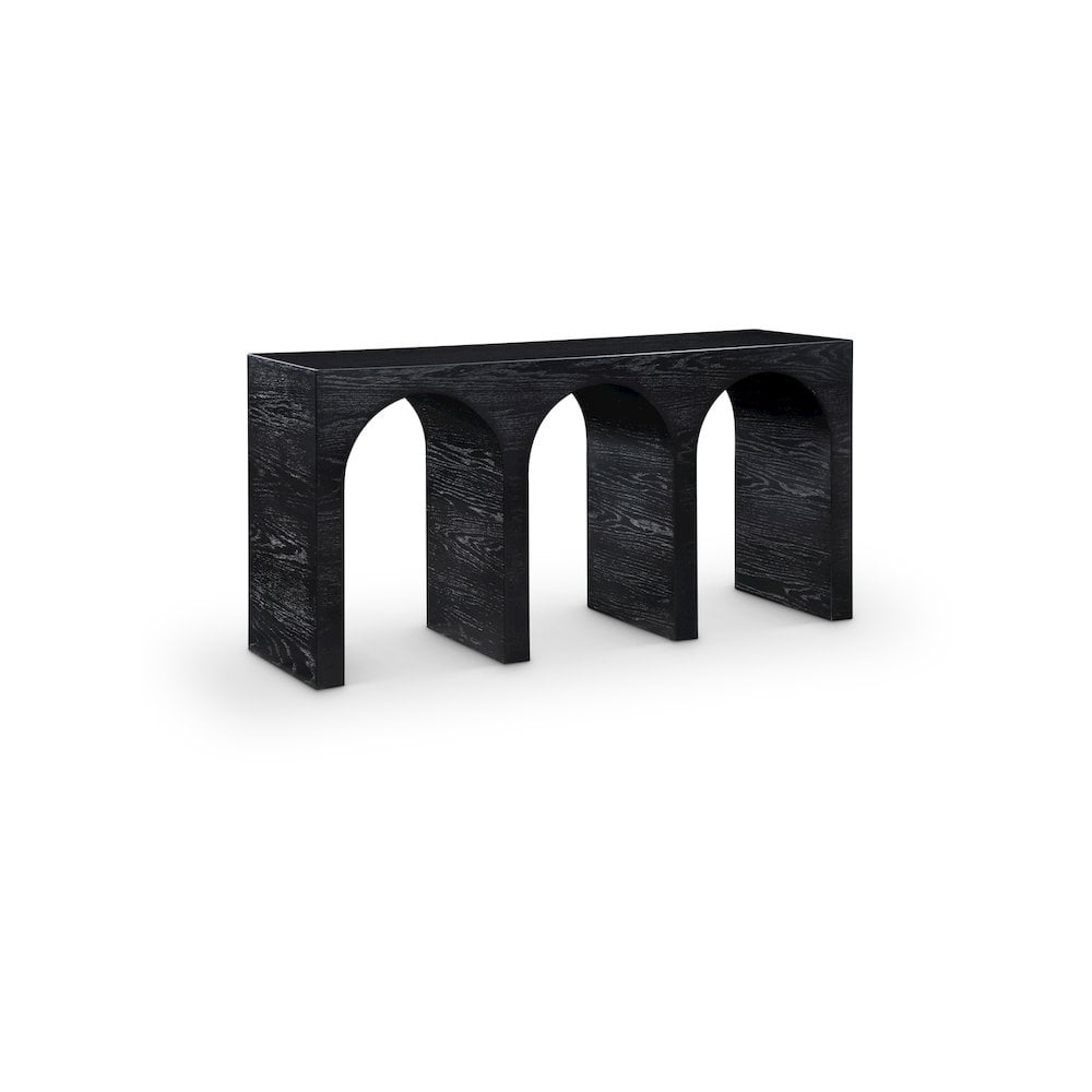 Meridian Furniture June Black Oak Console Table