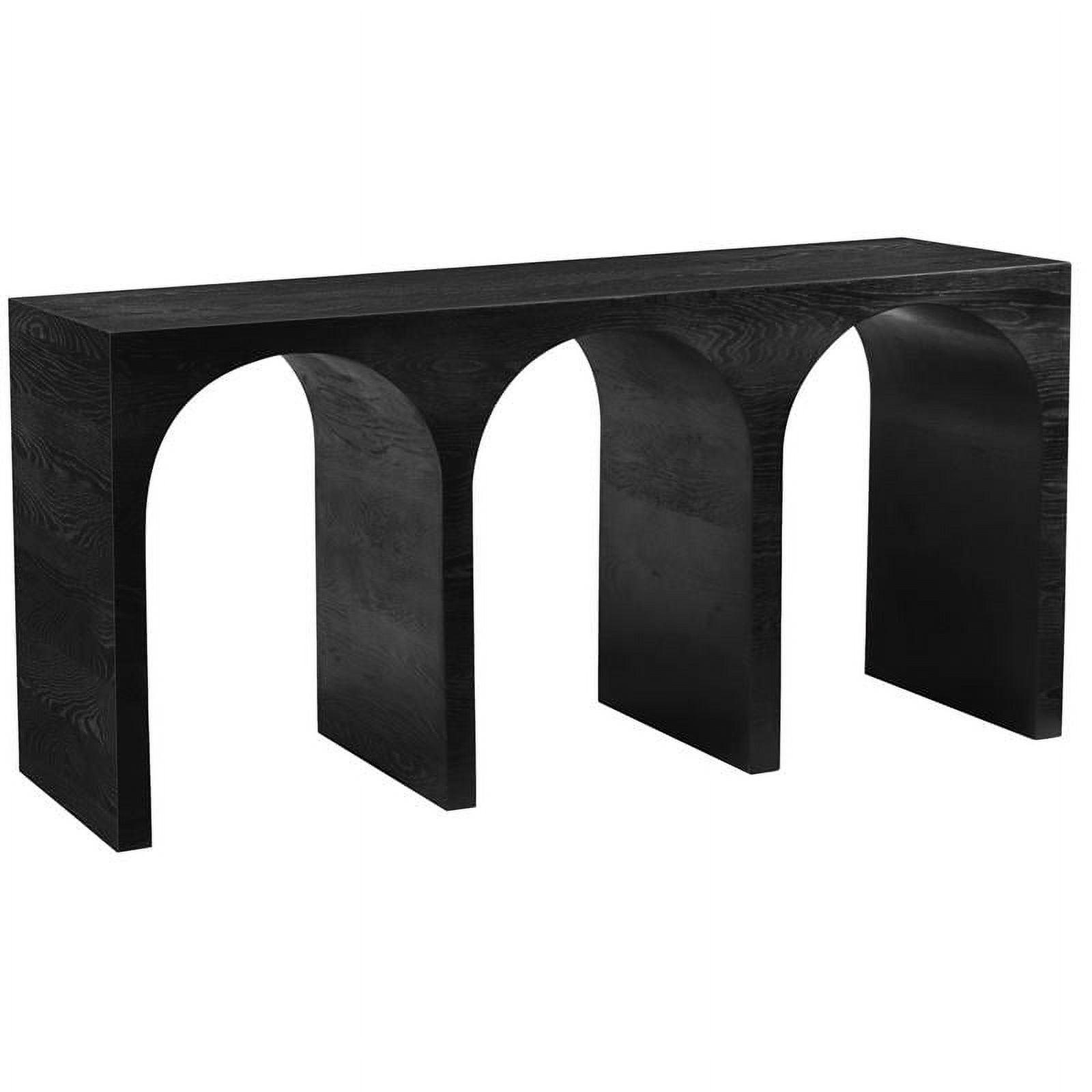 Meridian Furniture June Black Oak Console Table