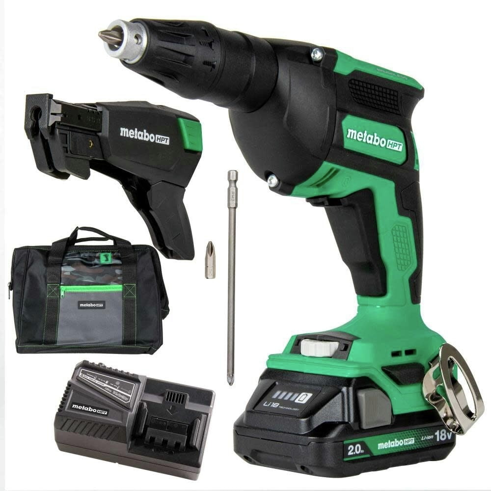 Metabo Hpt 18V Multivolt Cordless Drywall Screw Gun W/ Collated Screw Magazine