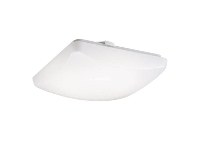Metalux 9" White Square Integrated LED Flush Mount Ceiling Light